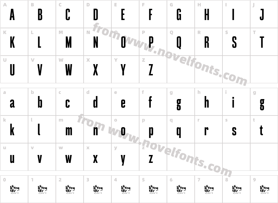 Mouzambik Demo RegularCharacter Map