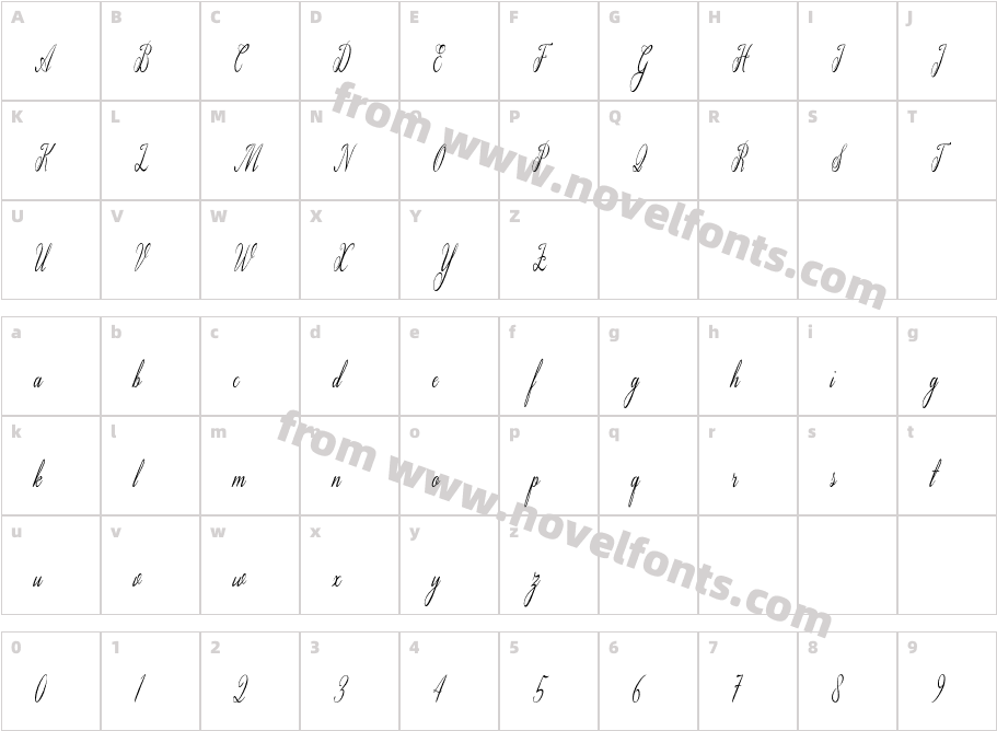 NadineCharacter Map