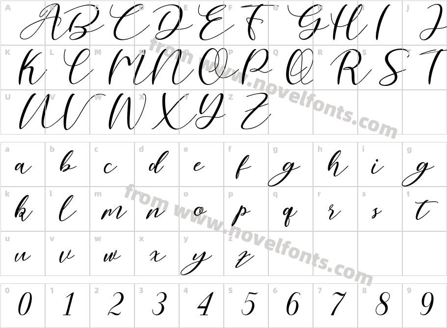 NattylaCharacter Map