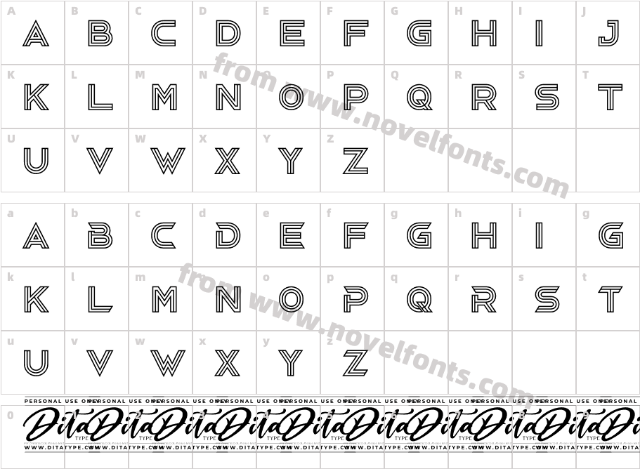 NeonrecCharacter Map