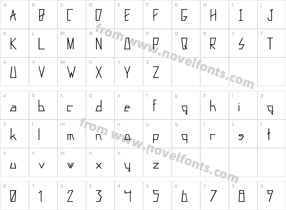 FixxedCharacter Map