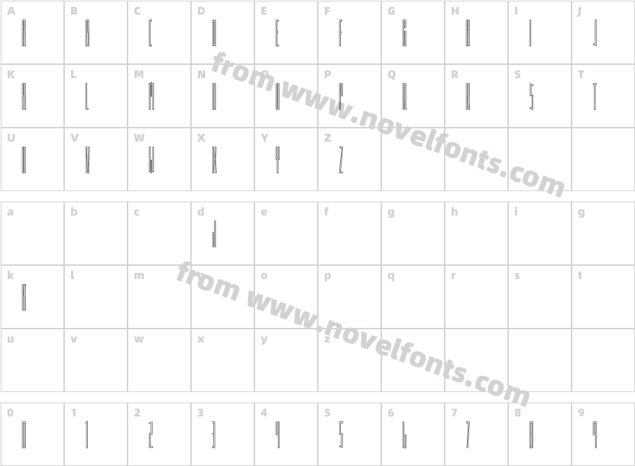 FlacoInlineCharacter Map