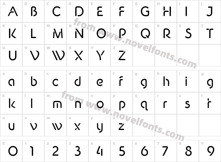 New Shape BookCharacter Map