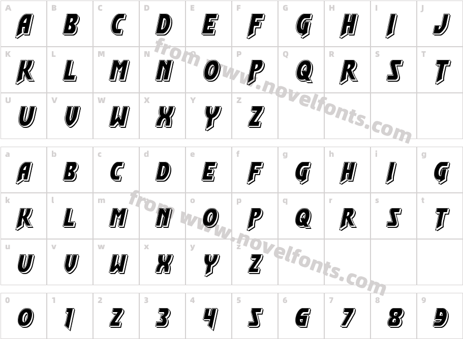 Flash Rogers PunchCharacter Map