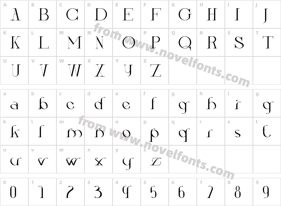 NukizoCharacter Map