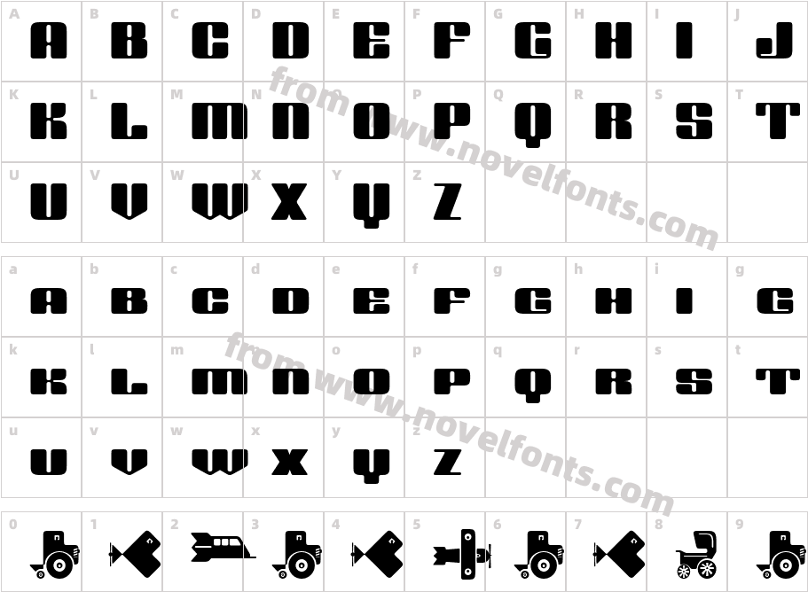 Odisean SCCharacter Map