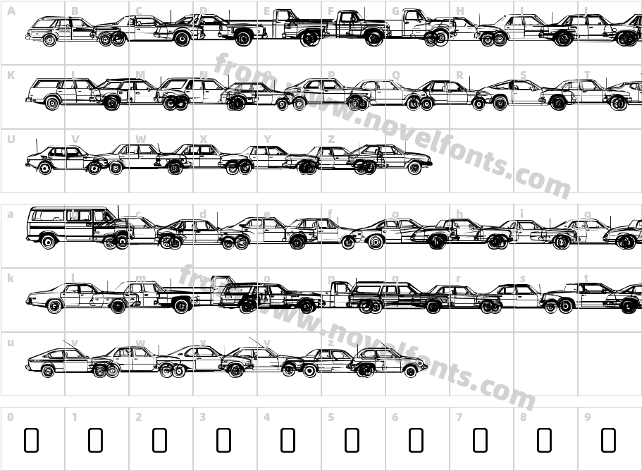 OilCrisisA-RegularCharacter Map