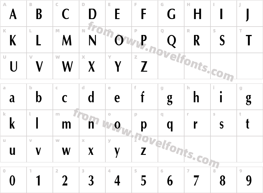 OptaneCompact-BoldCharacter Map