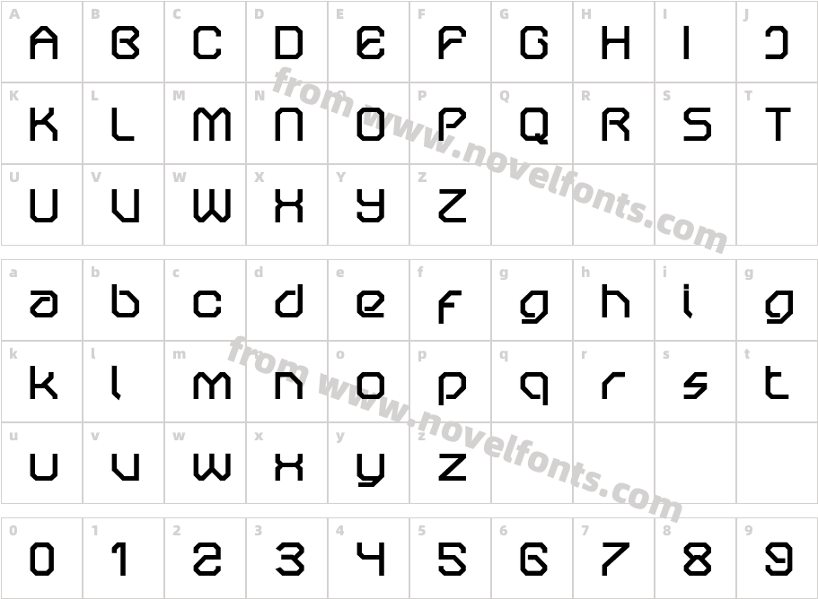 OricNeo-BoldCharacter Map