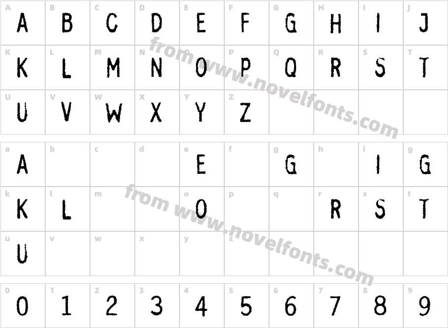 OttiskCCharacter Map