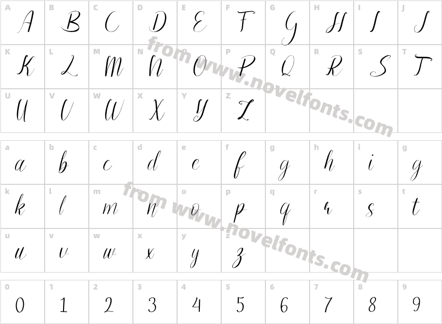 OutLineRegularCharacter Map