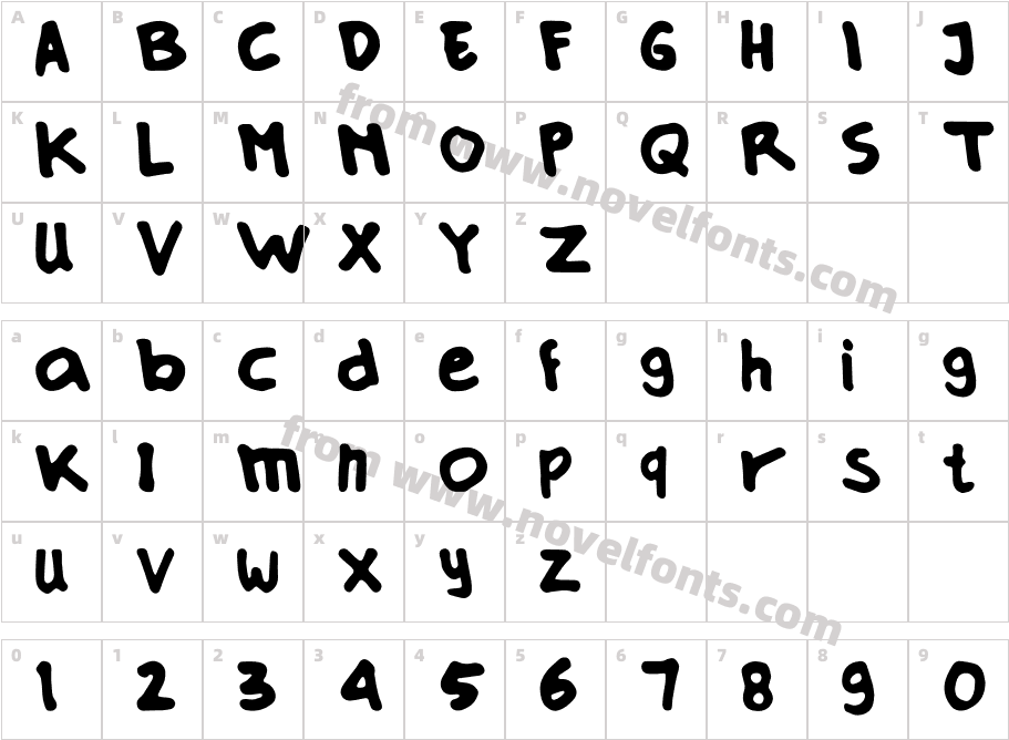 Own Handwriting EtcCharacter Map