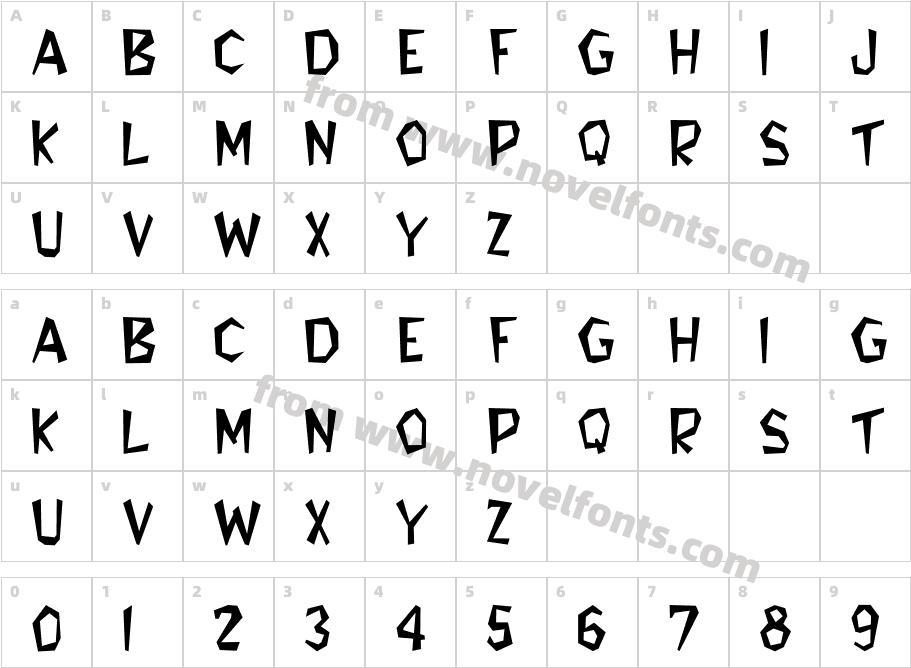 FlintstoneCharacter Map