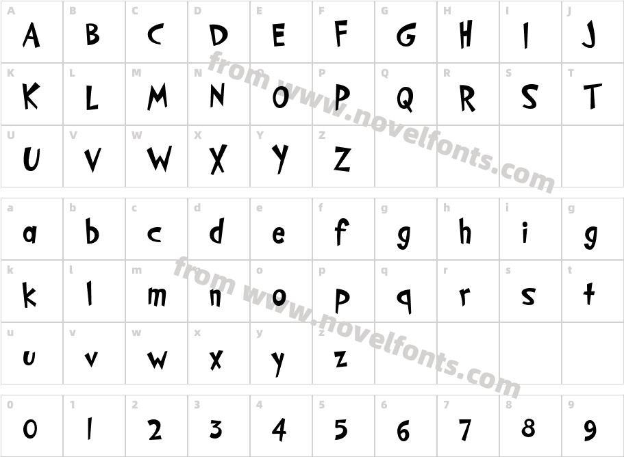 PFCosmonutPro-BoldCharacter Map