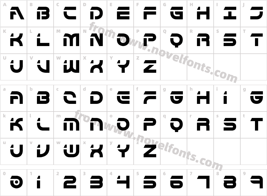 Flipside BRKCharacter Map