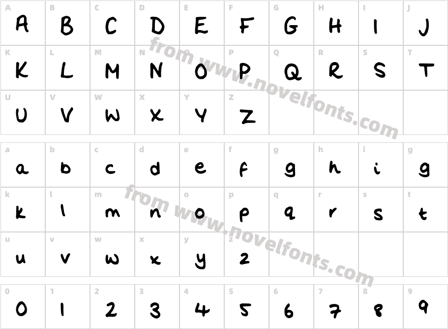 Flo__s_HandwritingCharacter Map