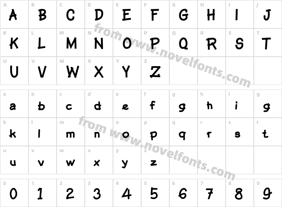 PIYE KEKCharacter Map