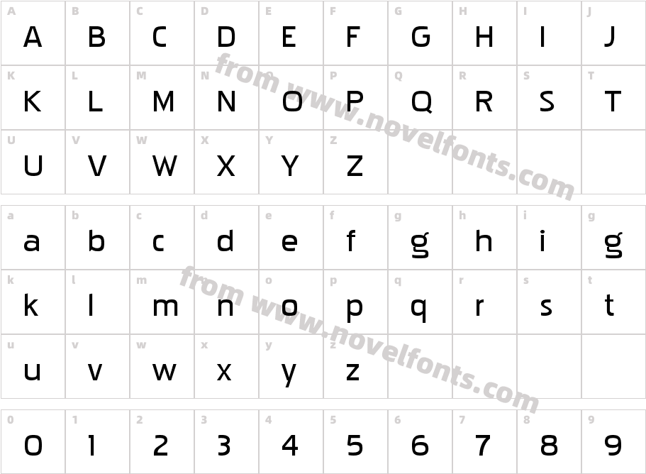 PakenhamXpBkCharacter Map