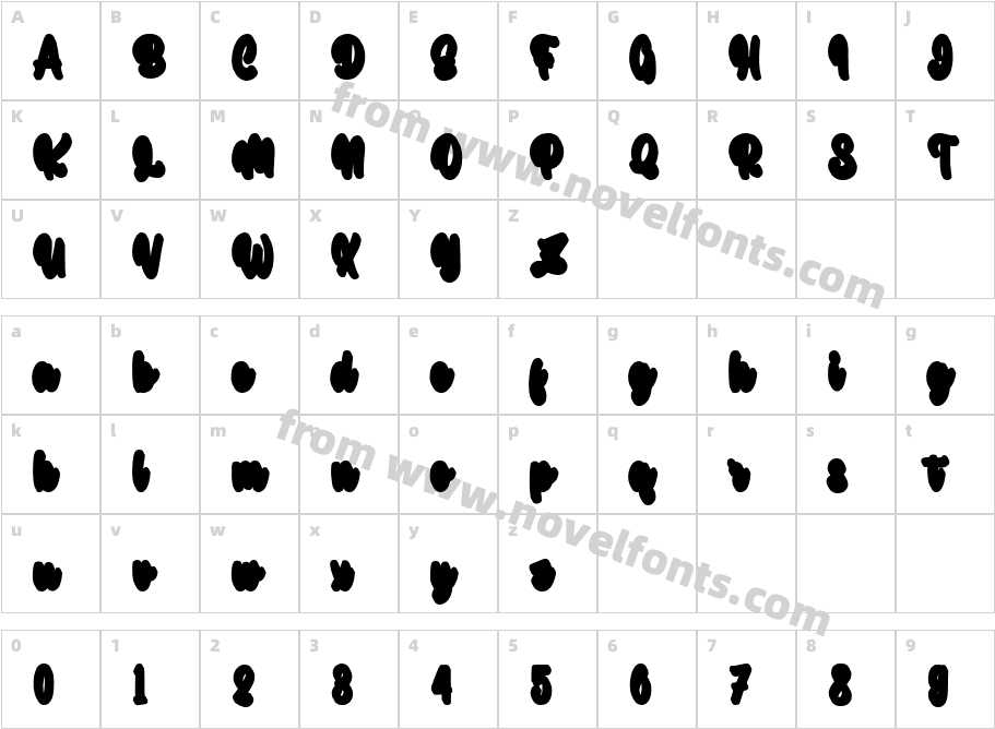 Pamela Bestie extrudeCharacter Map