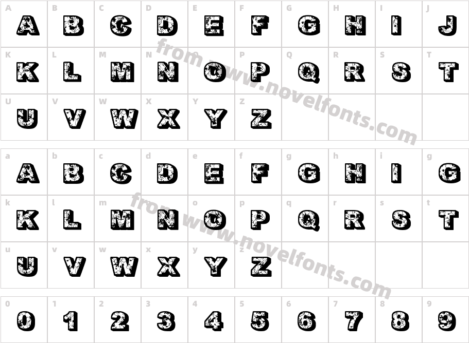 Floral DawnCharacter Map