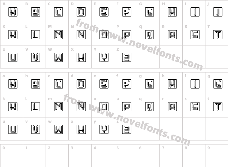 Floralogy Capitals RegularCharacter Map