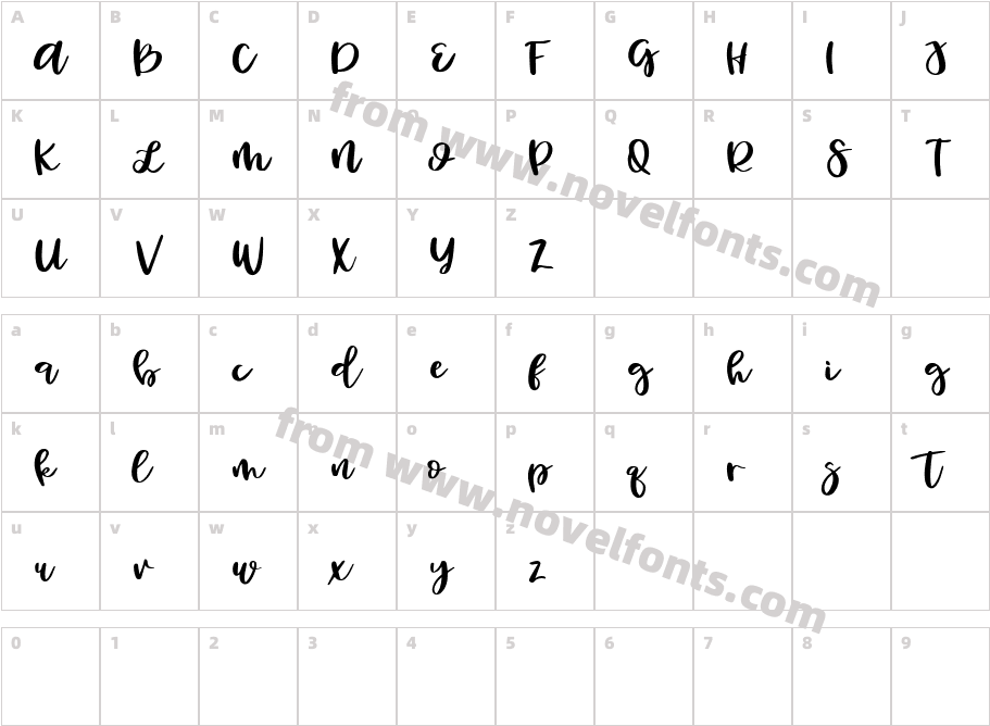 PelineCharacter Map