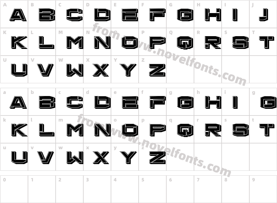 Perdite Filled RegularCharacter Map