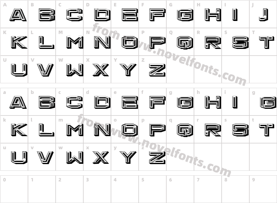 Perdite RegularCharacter Map