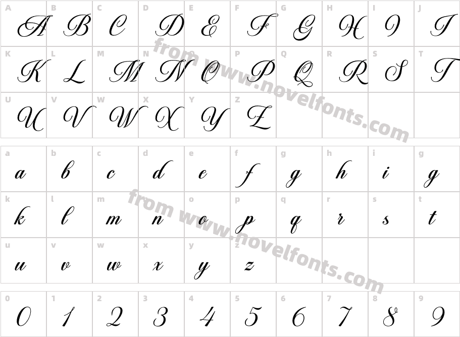 PeristiwaCharacter Map