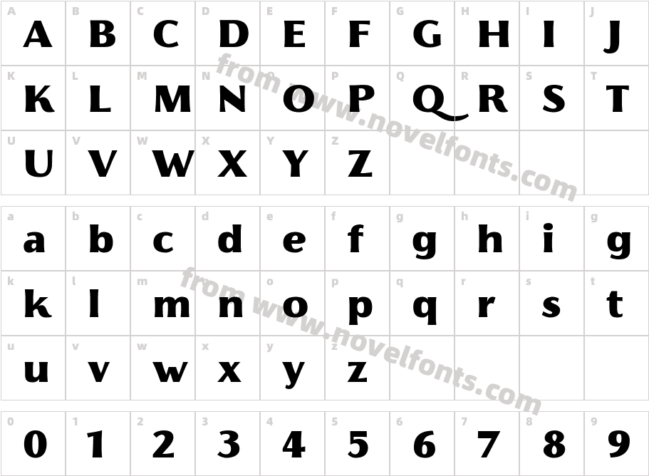 Florentia BlackCharacter Map