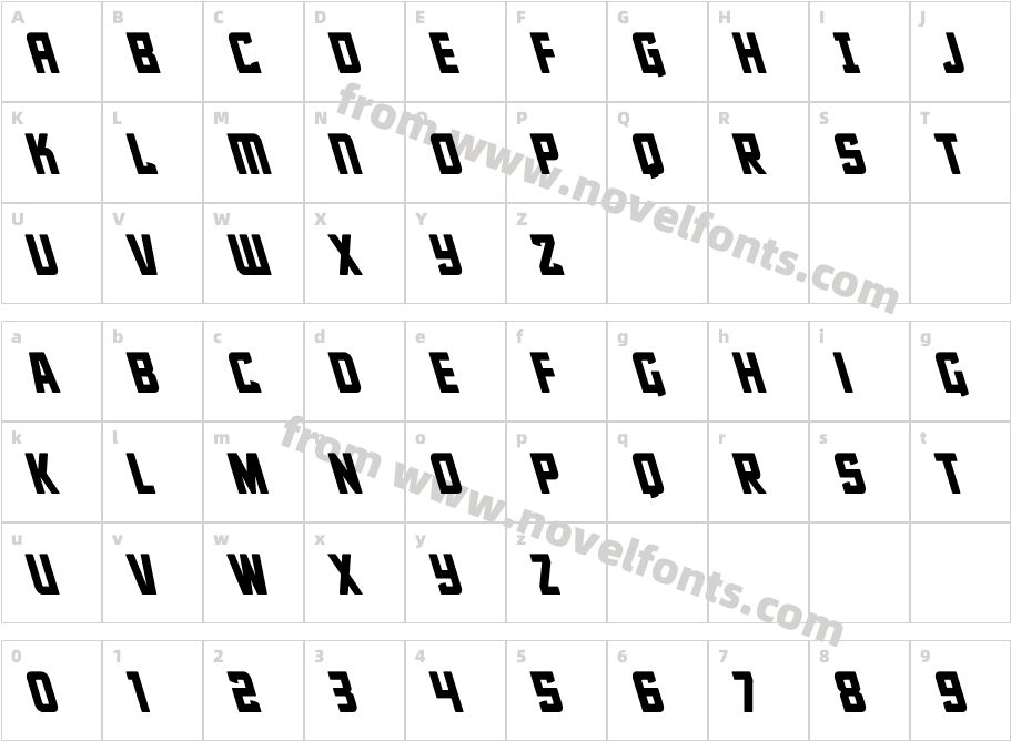 Phantom Storm LeftalicCharacter Map