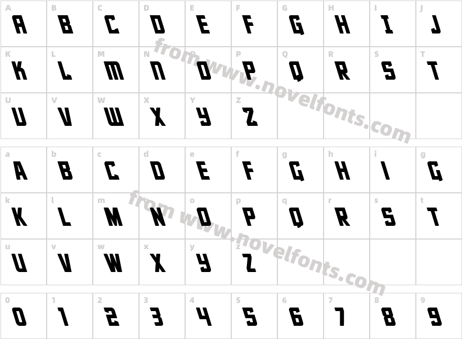 Phantom Storm LeftalicCharacter Map