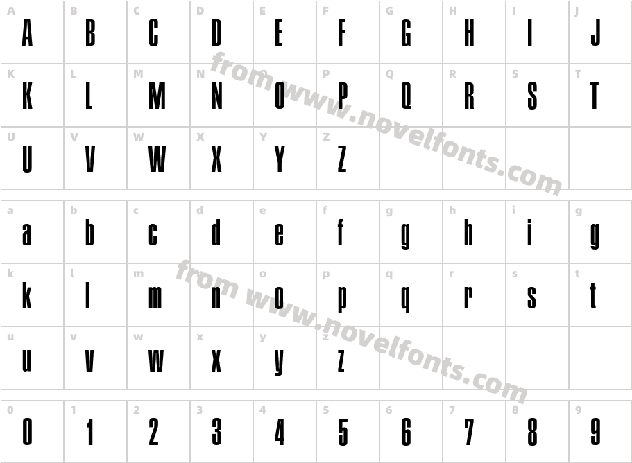 PlaketteSerialCharacter Map