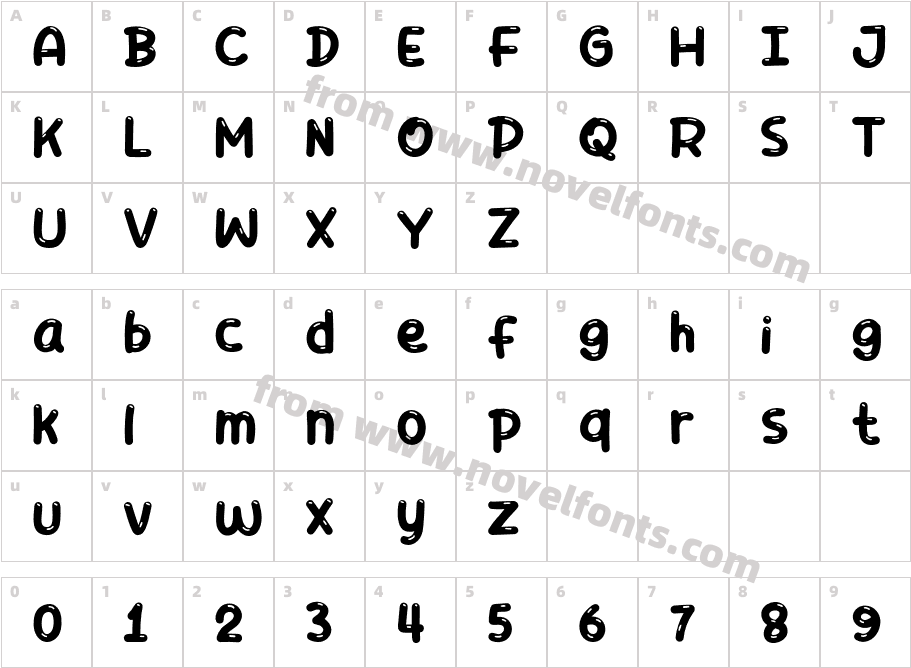 PlaykiddoCharacter Map