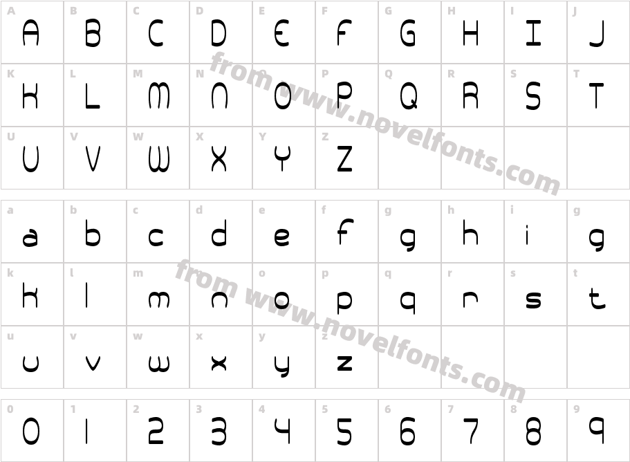 PneumaticsTallBRKCharacter Map