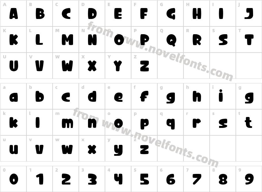 PoppingCuteRegularCharacter Map