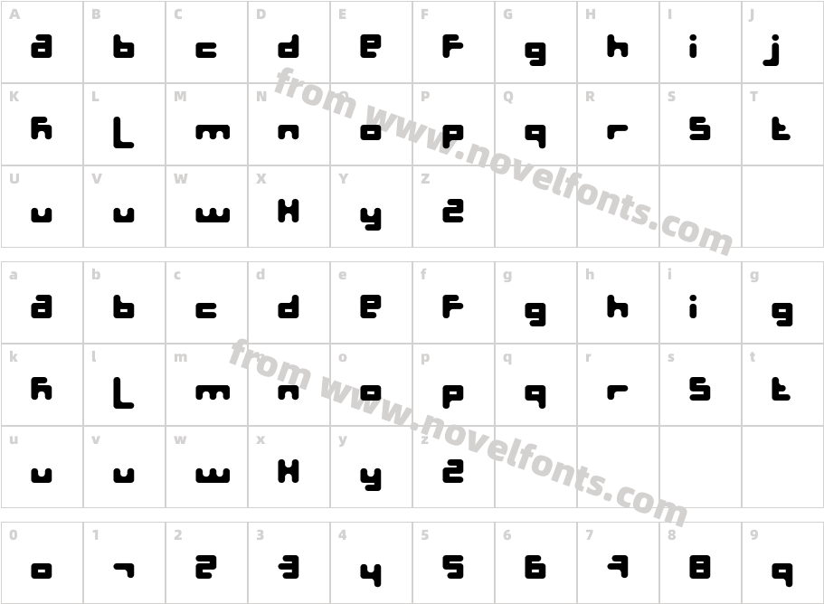 FluffsterCharacter Map