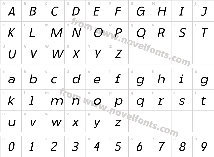 Prapen DEMO ExtLtCharacter Map