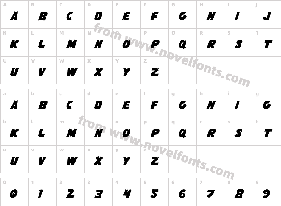 Flying LeatherneckCharacter Map