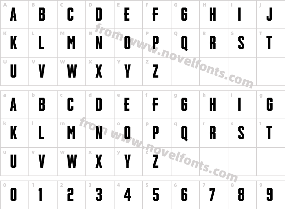 Pubg Sans RegularCharacter Map