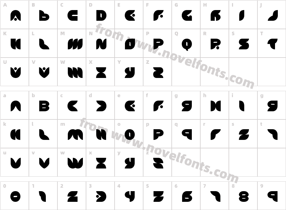 PuffAngelCharacter Map