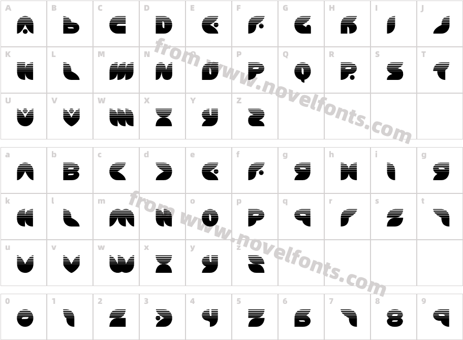 PuffAngelHalftoneCharacter Map