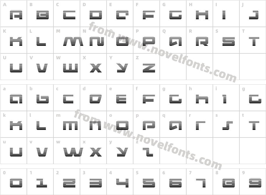 PulseRifleGradientCharacter Map