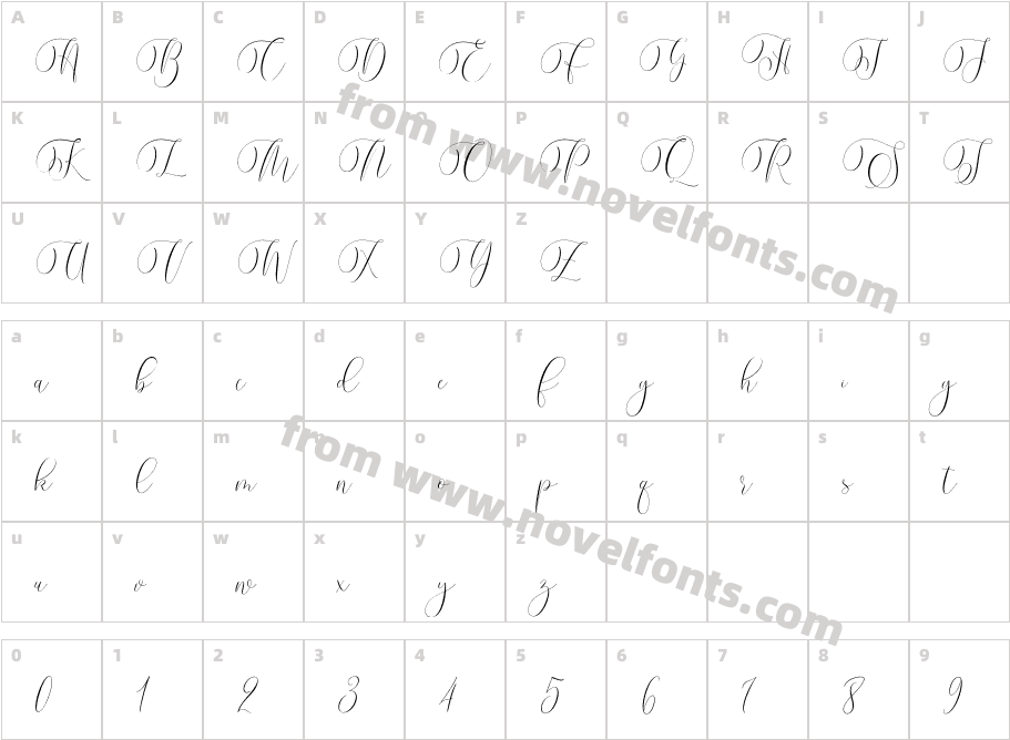 PureloveCharacter Map