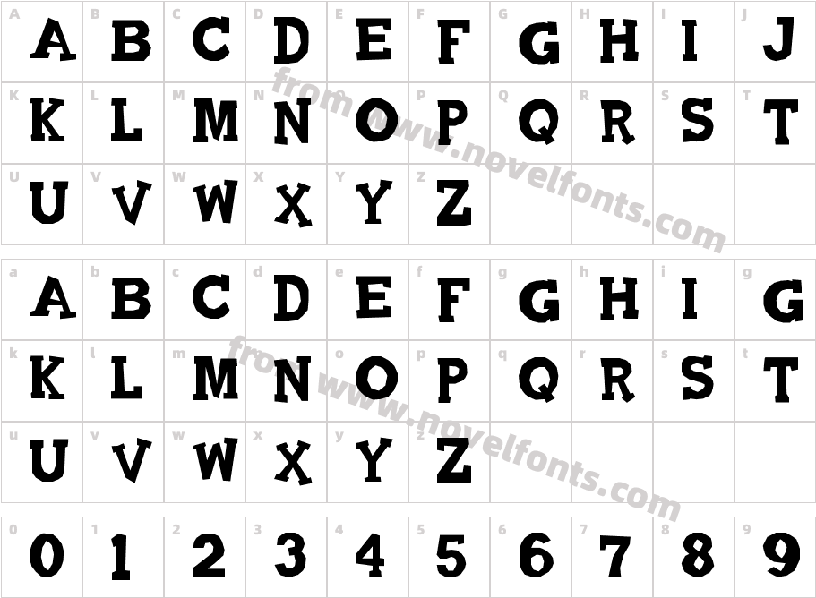 QuadrophonicCharacter Map