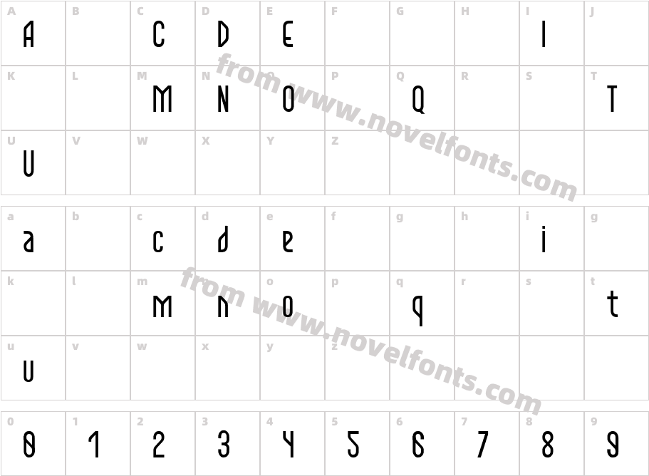 Quantico DemoCharacter Map