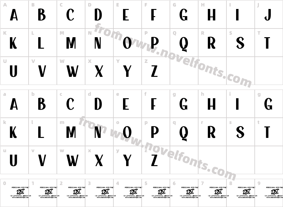 QuickcaseCharacter Map