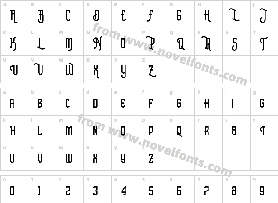 QuickerMachineRegularCharacter Map