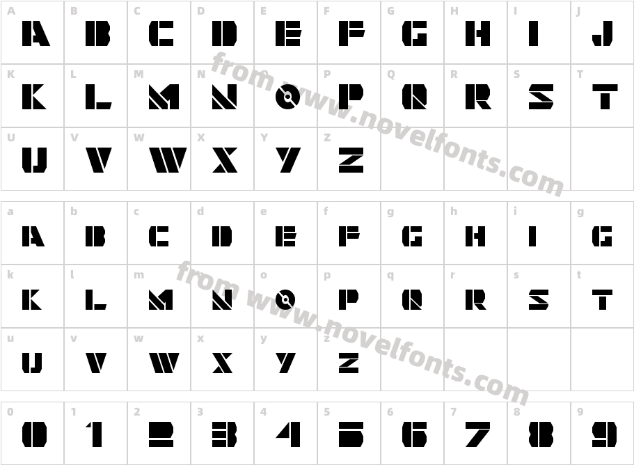 QuintanarCharacter Map