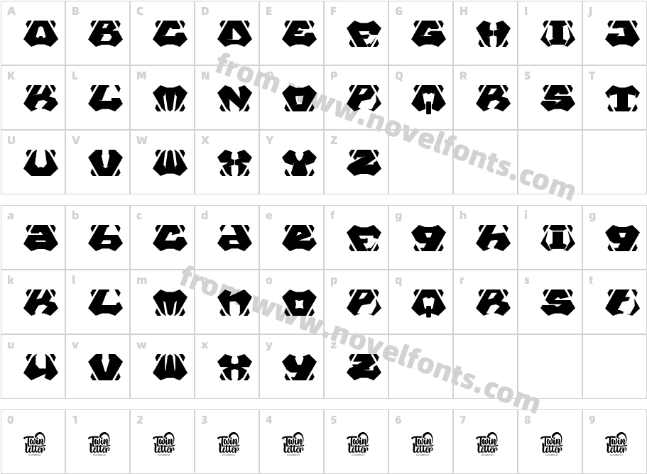 RAQIBCharacter Map